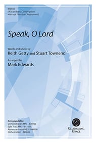 Speak, O Lord SATB choral sheet music cover Thumbnail
